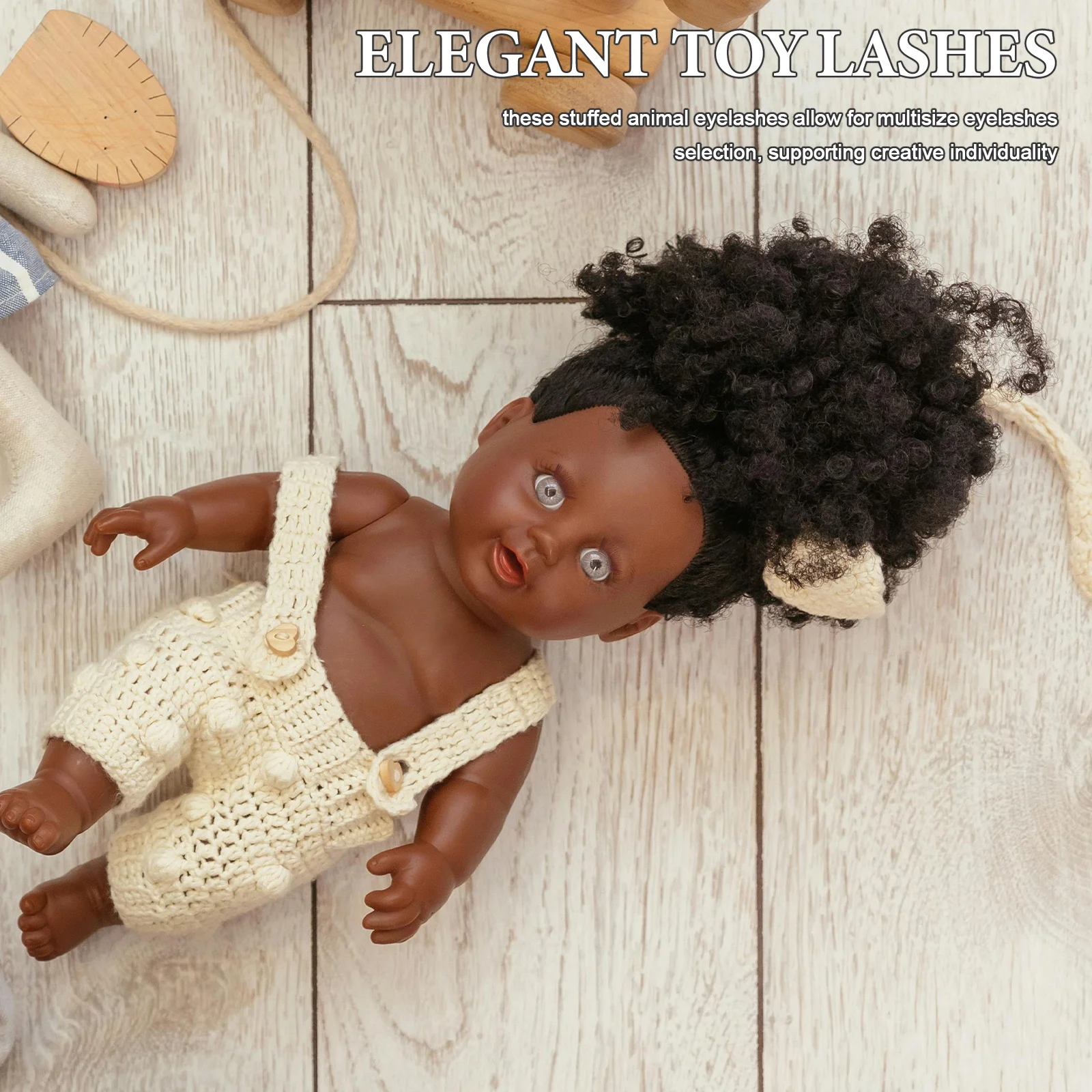 20Pcs Universal Lash Set for Amigurumi Artisans - Multi Size 14Mm 16Mm 18Mm 20Mm Functional Design for DIY Figure Crafting