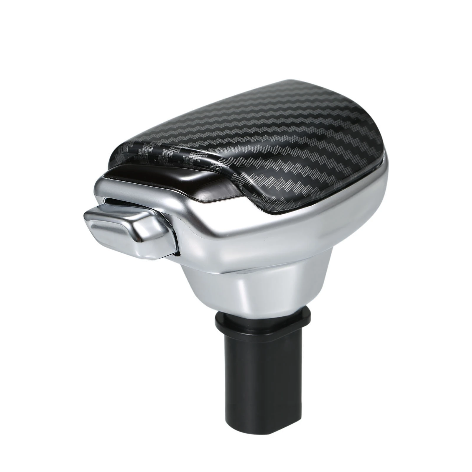 Pomello del cambio automatico modificato per auto Leva del cambio Leva del cambio Leva corta Nero lucido Sostituzione per Renault Mano sinistra