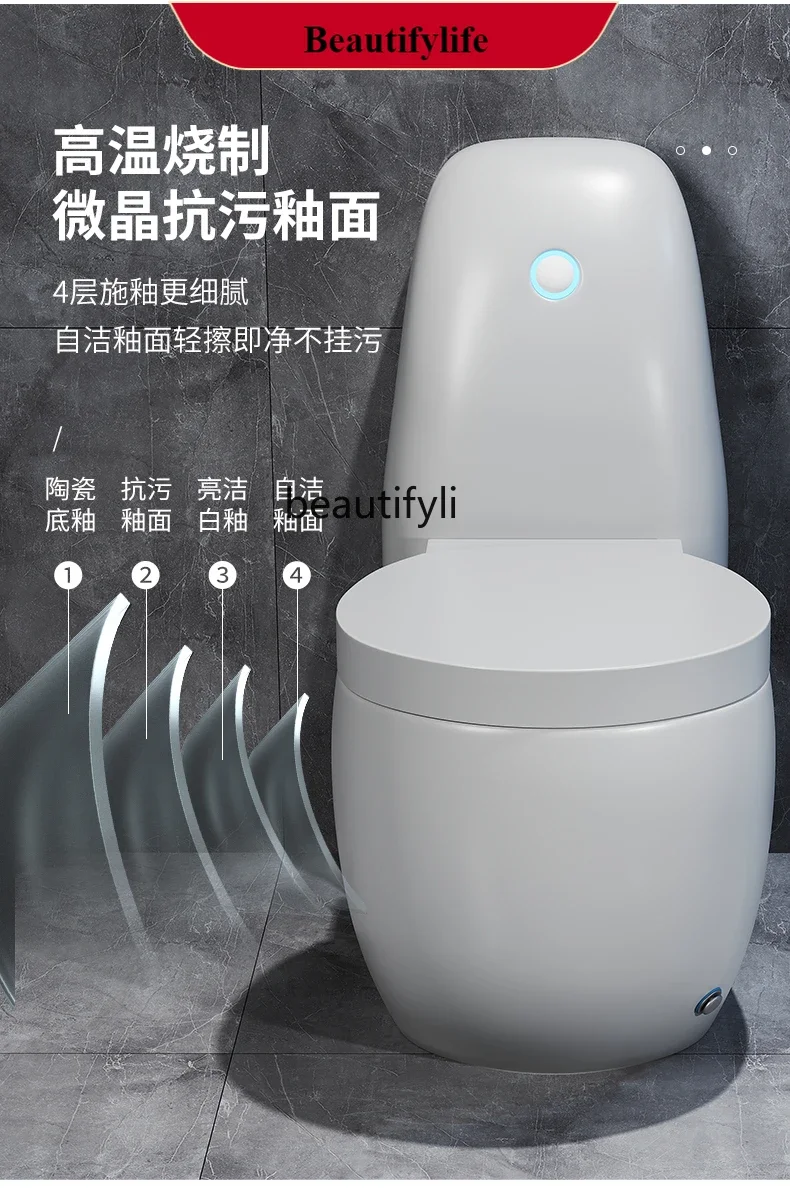 

Z189 Цветной унитаз для небольшой квартиры, индивидуальность и творчество, большой диаметр, без ограничения давления воды, сифонный унитаз