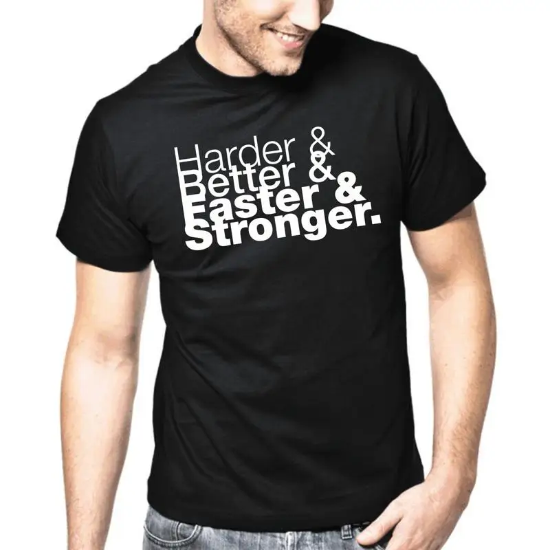 Più Difficile Better più Veloce Stronger Musica Dj House Squadra Disco Regalo T shirt