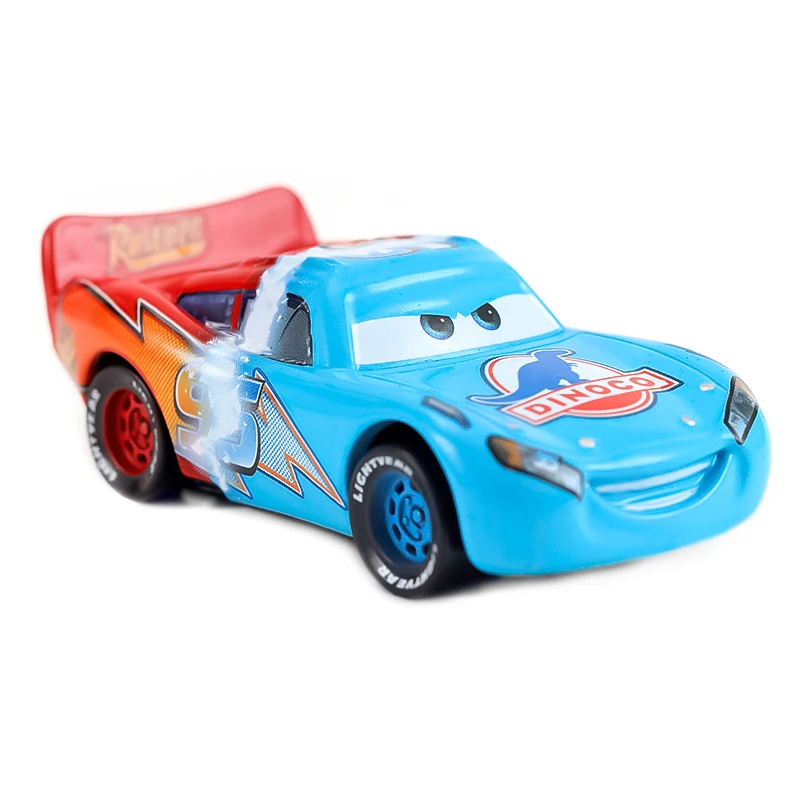 Cartoon Pixar Cars Lightning McQueen 1/55 Metall-Druckguss Anime-Figur Storm Jackson Rennspielzeug Sammlerstücke Kindergeschenke