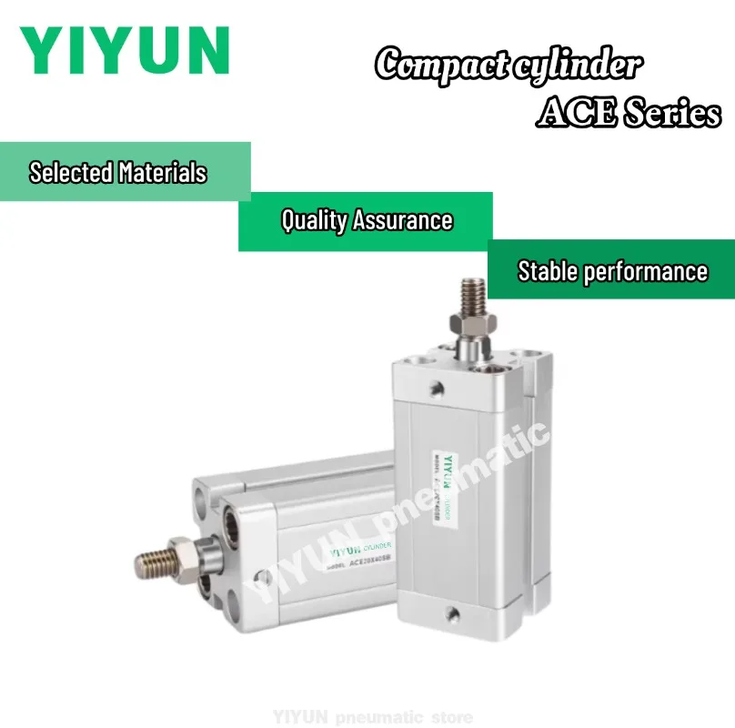 

ACE80,ACE100,ACE125X5SB/ACE125X10SB/X15X20X25X30X35X40X45X50X55X60X70X75X80X90X100SB YIYUN Тонкий цилиндр серии ACE