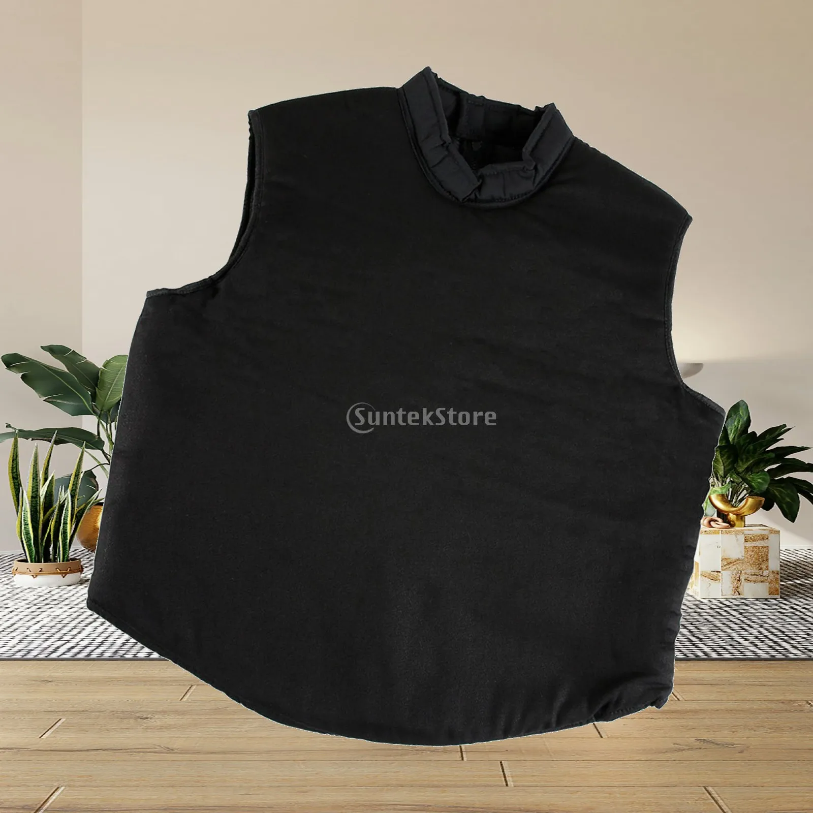 

Practice Fencing Tutor Vest Thick Cloth Sport Jacket Back Zipper Sleeveless Comfortable Training Attire for Adults