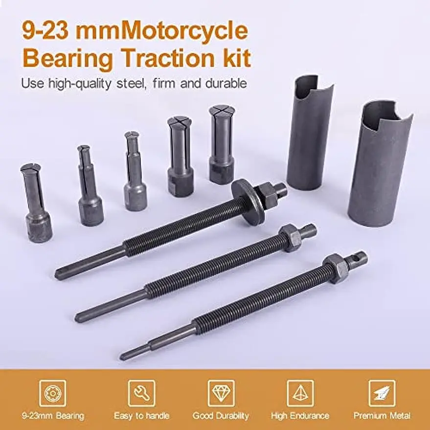 Motorcycle Bearings Extractor Tool Extractors for Bicycle Internal Bearings Bike Bearing Puller Remover Tool Motorbike BB Repair