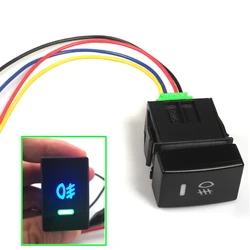 New 1Pcs 5-Pin Fog Light Switch Button For Honda Accord Civic Fit Odyssey VEZEL CR-V HR-V With 4-Connect Wires 12V