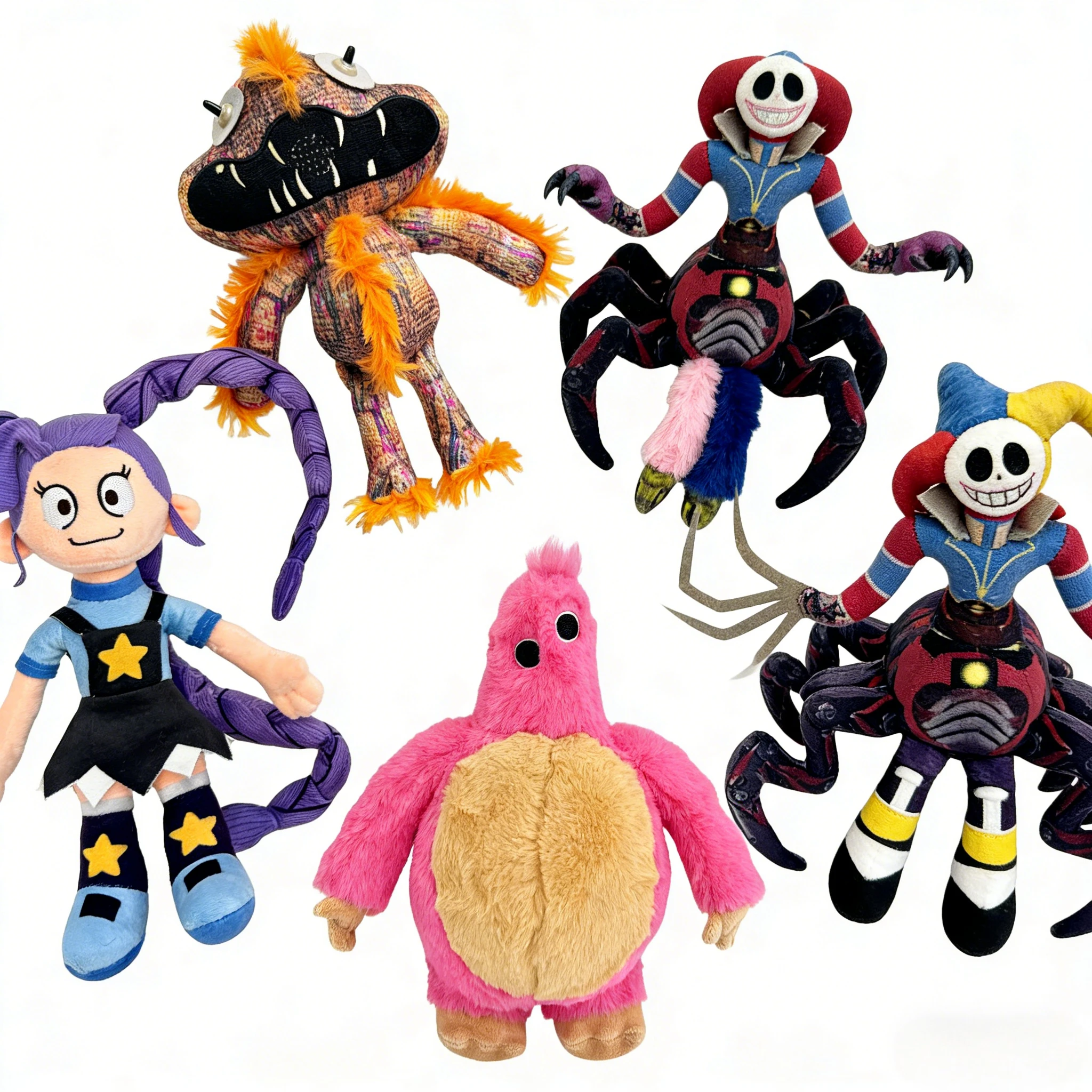 

The Prototype Wrongside Outimals Plush Soft Stuffed Doll Horror Game 5 Anime Character Toy Gift For Teens Gamers Fans Home Decor
