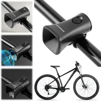 Electronic Bicycle Bell 120dB Cycling Horn Loud Bicycle Handlebar Alarm Ring Bell 5 Sound Modes Cycling Scooter Bike Accessories