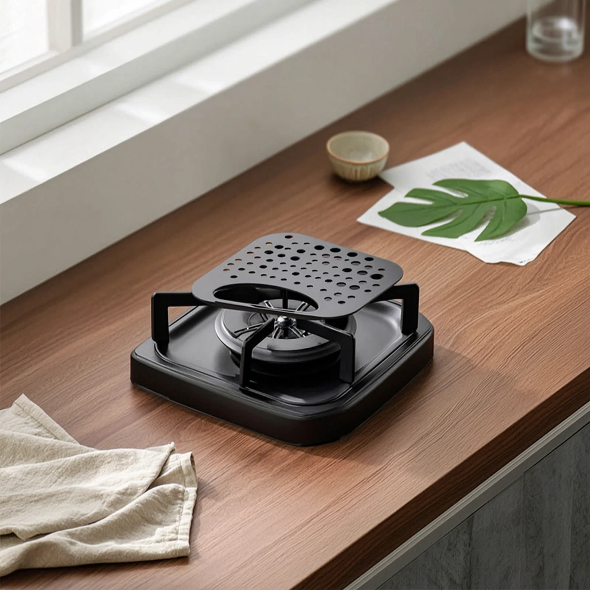 

Bar Cup Washer Drainage Holes Press-Activated Cup Washer Glass Rinser Black Finish Household Cleaning Quick Rinse