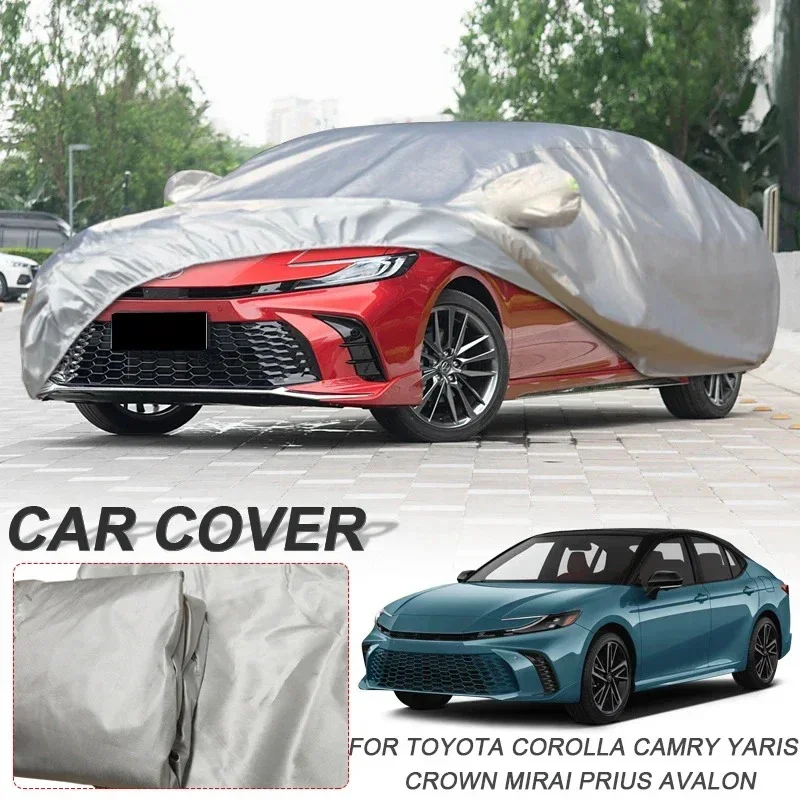 

Car Cover For TOYOTA AVALON,CAMRY,COROLLA,CROWN,MIRAI,PRIUS,YARIS dustproof, uv resistant, and waterproof car clothing