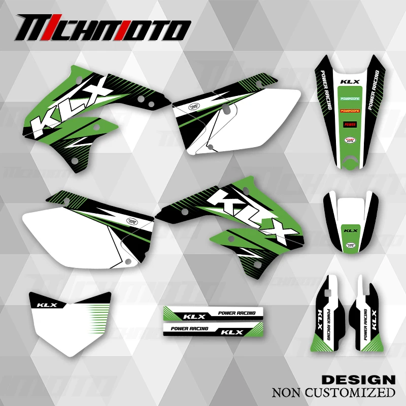 

MCHMFG New Style Graphics Decals Stickers Kits For KAWASAKI KLX450R 2008 2009 2010 2011 2012 2013 2014 2015-2020