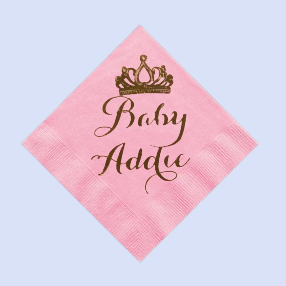 

50pcs Baby Boy Napkins, Shower Decor, Baby Shower Napkins, Blue Shower Napkins, It's a Boy, Beverage Napkins,High-End Party,Bar