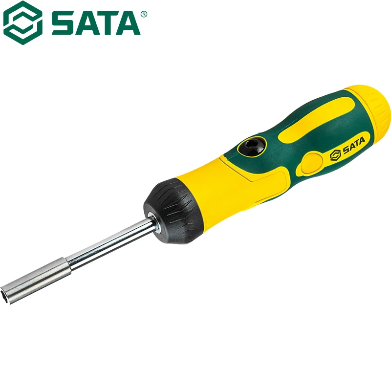 

SATA 09349 6-Piece Foldable Ratchet Screwdriver Set High Quality Materials And Precision Craftsmanship Extend Service Life