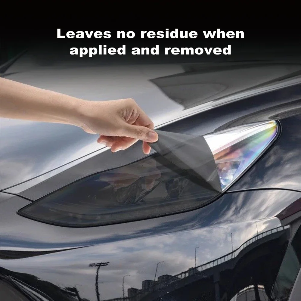 For Volvo V90 2016-2026 Headlight Protective Film Pre-Cut Smoke Black TPU PPF Vinyl Wrap Protective Kit - view 5