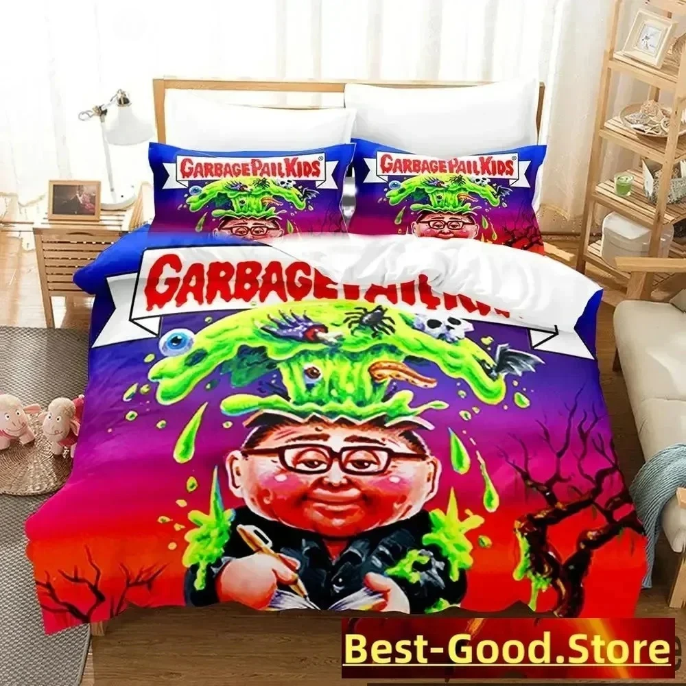 

3D Garbage Pail Kids Bedding Set Printed Bed Set With Pillowcase Bed Duvet Cover Single Double Queen Super King Size boys Adult