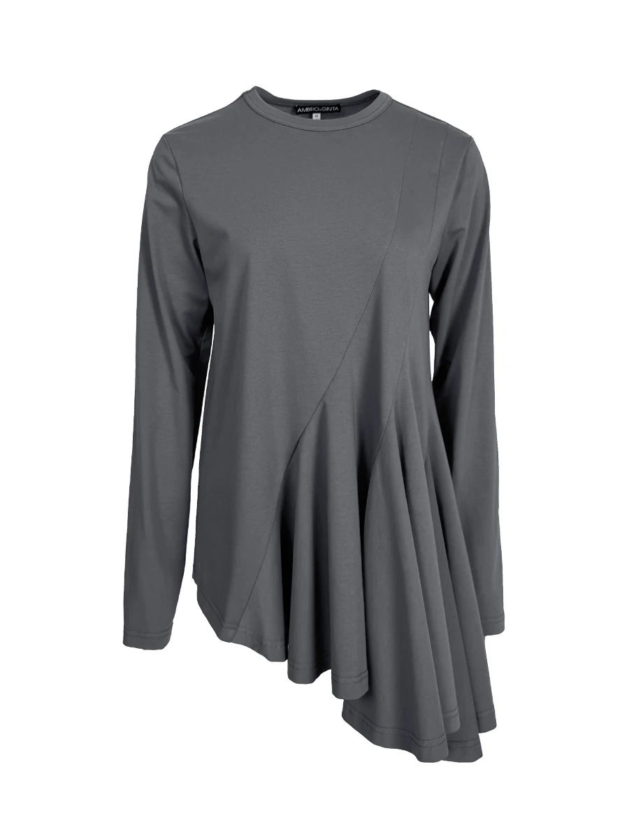 printemps-2025-original-irregulier-long-sve-tricote-t-irt-femmes-design-sens-unique-exquis-haute-coton-polyester-melange