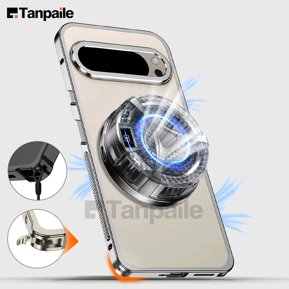 Aluminiumrahmen-Handyhülle für Google Pixel 10 Pro XL 10A 9A 8 7 Metall-Bumper Wärmeableitungs-Hülle