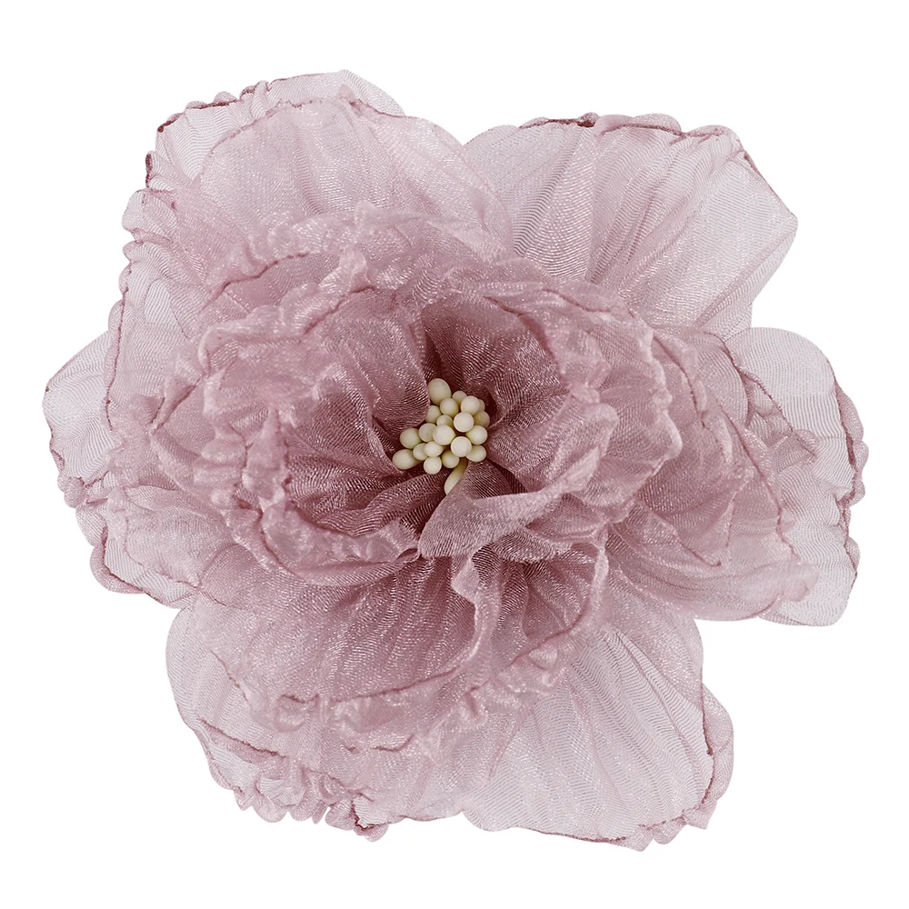 10cm Chiffon Fabric Flower Multilayered Handmade DIY Girl Headdress Bride Flower Sewing Cloth Accessories R0839