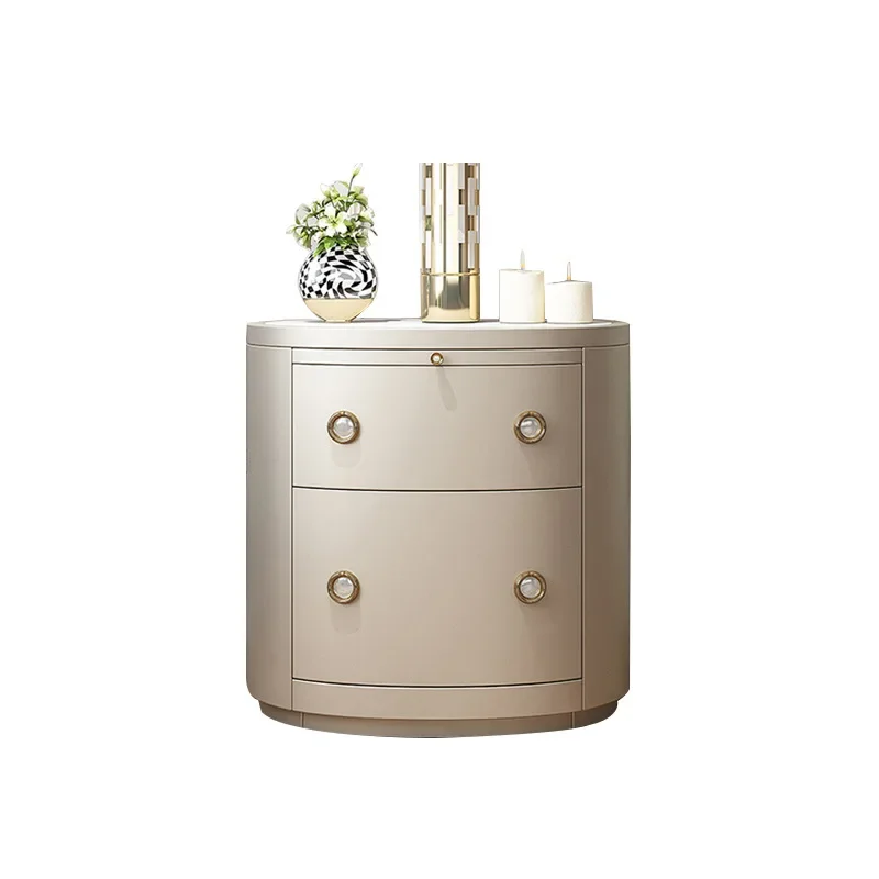 

Bedside table Bedroom Solid wood chest of drawers Multifunctional mini locker Storage cabinet