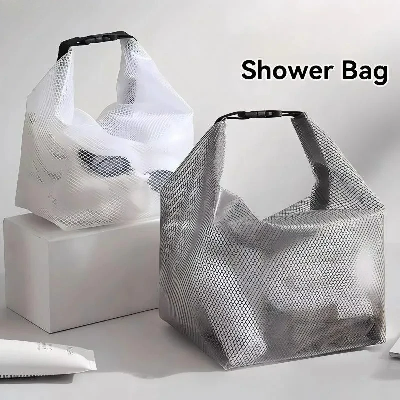 Bolsa de Armazenamento Portátil Impermeável com Vedação, Grande Capacidade, para Natação, Lavagem, Roupas de Fitness e Cosméticos