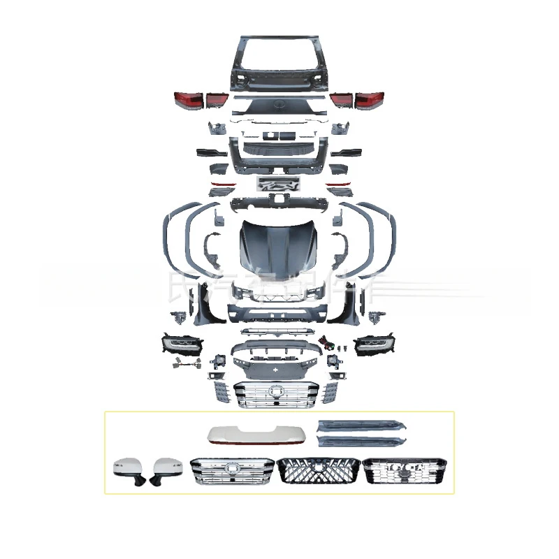 

Suitable For 2008-2021 LC200 To Be Modified Into The New LC300, With 1:1 Front And Rear Modi