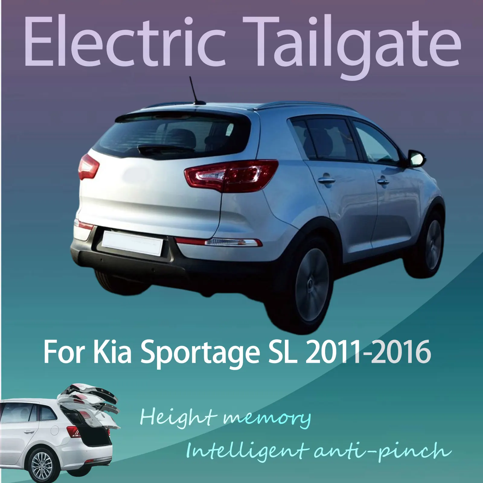 For Kia Sportage SL 2011-2016  Electric Modified Tailgate Intelligent Height Automatic Lifting Key-Controlled