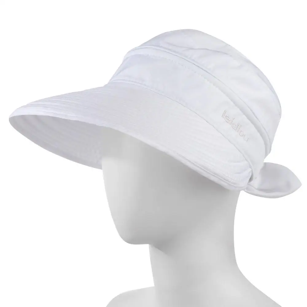 Women Ladies Summer Wide Brim Foldable Visor Outdoor Cap Anti-UV Beach Sun Hat