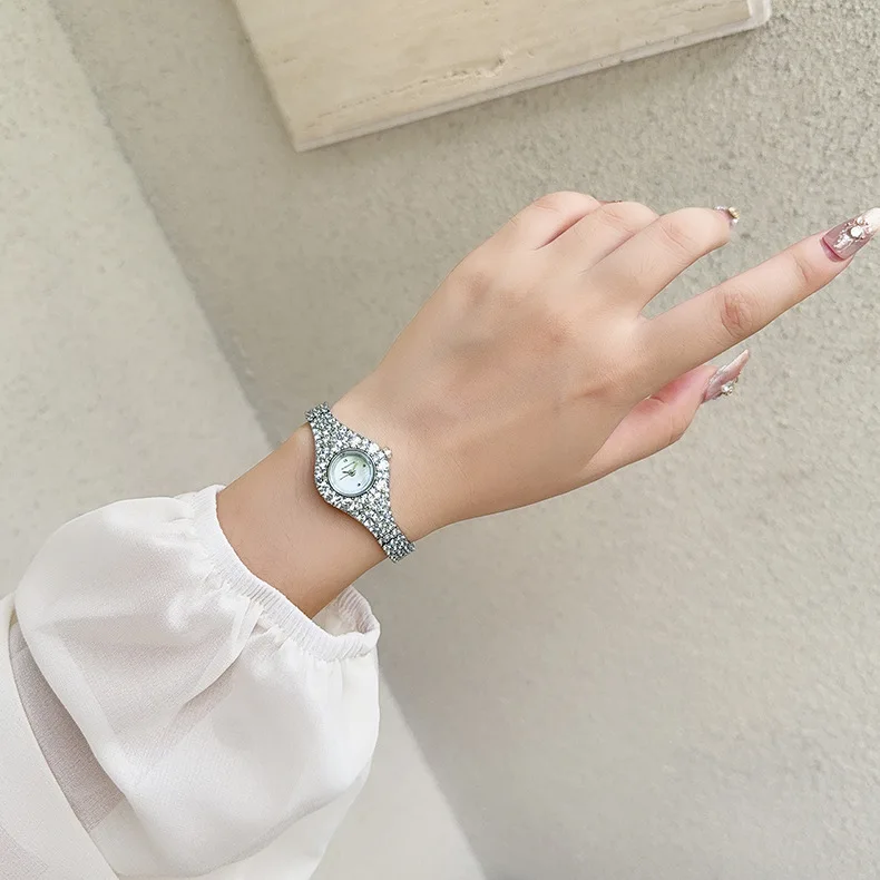 New luxury women's wristwatch with a delicate small dialfeaturing a sophisticated design and making it a perfect gift for women.