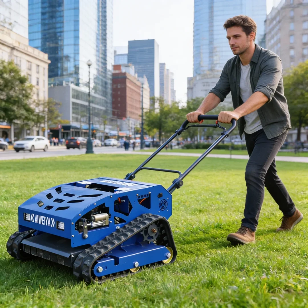 

Индивидуальная аккумуляторная газонокосилка с дистанционным управлением — высокоэффективное оборудование для резки травы для жилых дворов