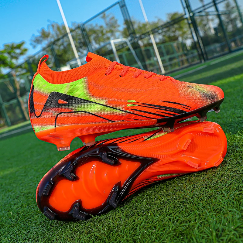 

Free Shipping Football Shoes for Boys Men Child Soccer Cleats Original Football Boots Unisex Soccer Boots for Children