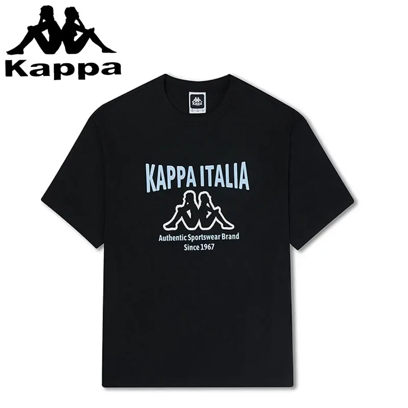 

Kappa Men's Short-sleeved 2024 New Summer Clothing Sports Outdoor Casual T-shirt Tops For Women Trendy Versatile Y2k T-shirts