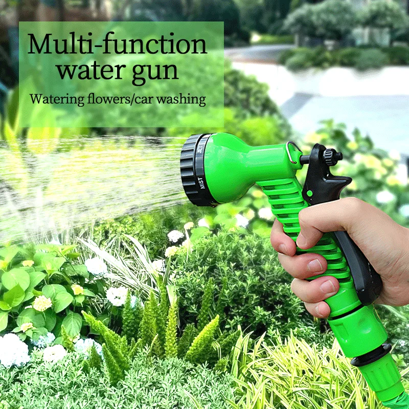 25-200FT Multi-Specification High-Pressure Cleaning Water Gun Household Gardening Tools Multi-Functional Expandable Water Hose