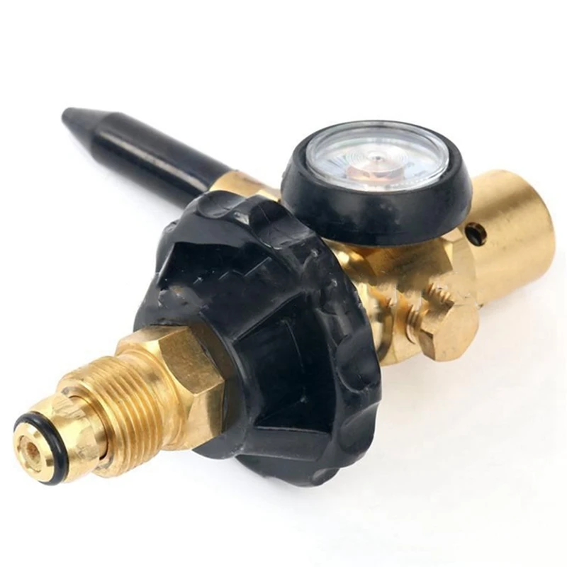 Brass Helium Balloon Inflator Regulator With Pressure Gauge For G5/8 Tank Valve Pressure Regulator,Helium Inflation Tool