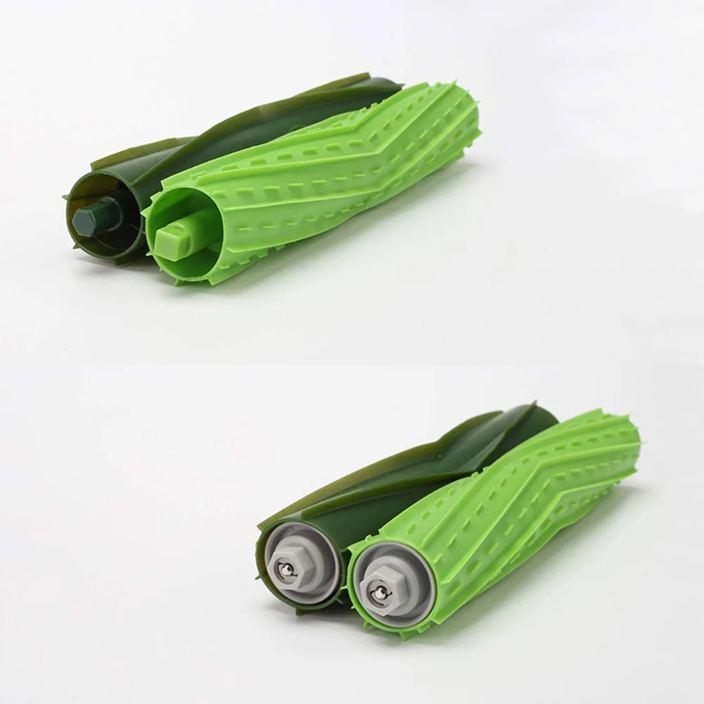 2 قطعة/المجموعة المطاط الأسطوانة فرشاة استبدال أجزاء ل iRobot رومبا i6 + i7 i7 زائد E5 E6 E7 I سلسلة روبوت فراغ الملحقات