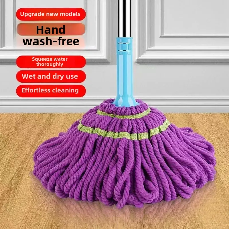 Easy Self Wringing Twist Mop,Microfiber Squeeze Mop,Replacement Mop Head,Dry ,Wet Mop For Hardwood,Tile & Floor Cleaning