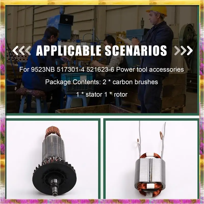 AA46 HOT-517301-4 Armature Rotor Angle Grinder Power Tool Accessories Power Tool Accessories