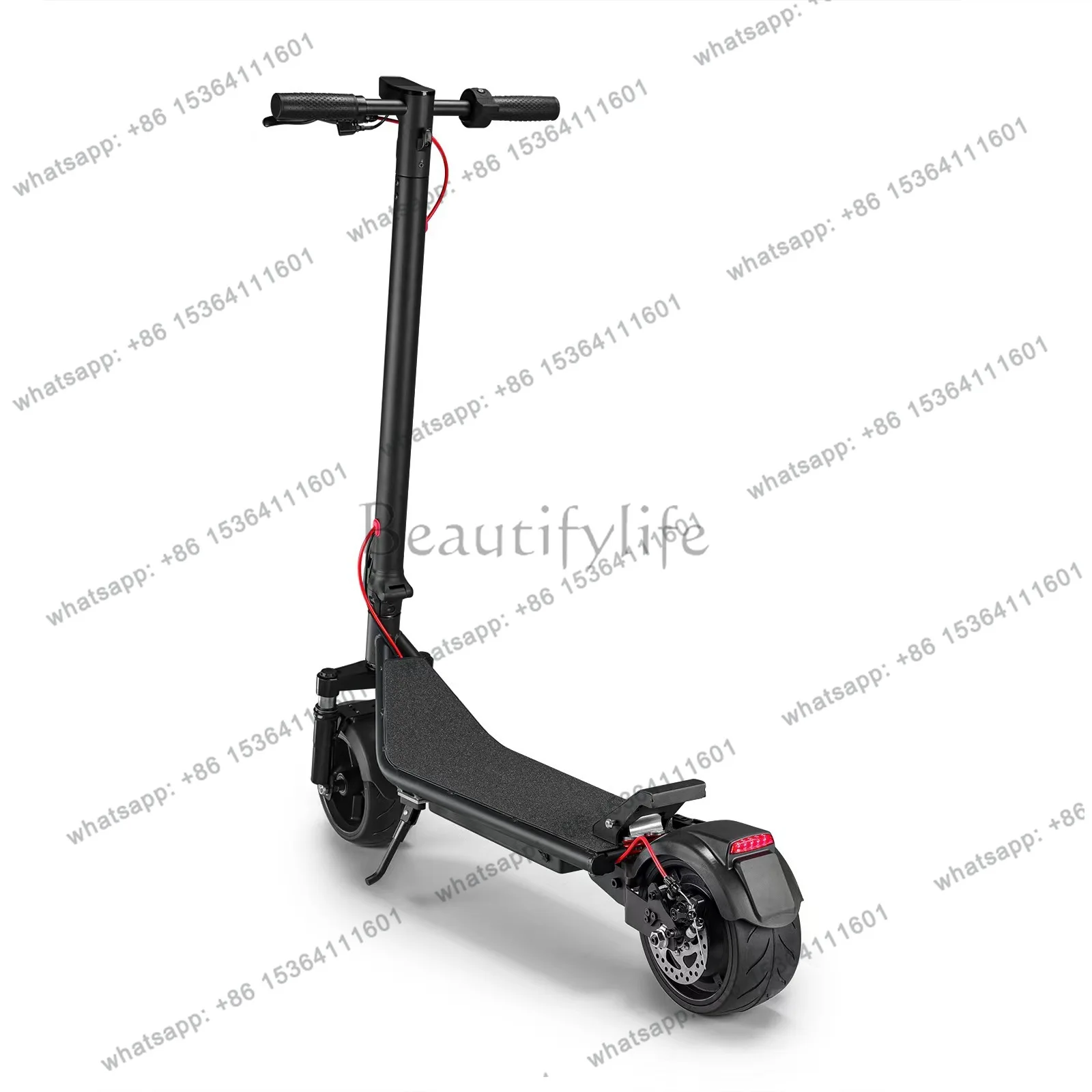 9-Inch wide tire non-inflatable electric scooter, skateboard electric bicycle