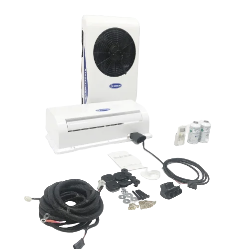 12V Split Solar Electric Air Conditioner - usage example