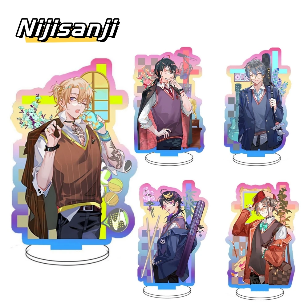 Popular Anime Fans Nijisanji Rainbow Society Vtuber Figures Ren Zotto Aster Arcadia Cosplay Acrylic Stand Model Toy frieng Gifts