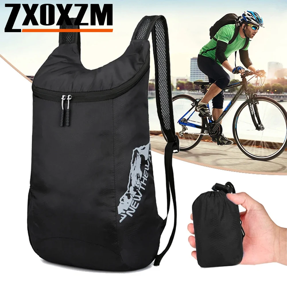 

1Pcs Foldable Backpack Lightweight Waterproof Hiking Daypack, Packable Rucksack for Men Women Outdoor Travel Sports Bag