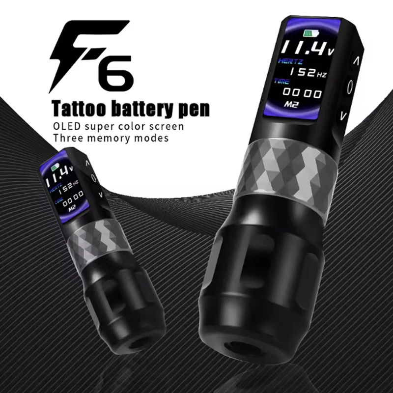 

Large Color Screen Digital Display Wireless Tattoo Machine Permanent Make Up Machines 2000MAH Battery Tattoo Gun For Body Art