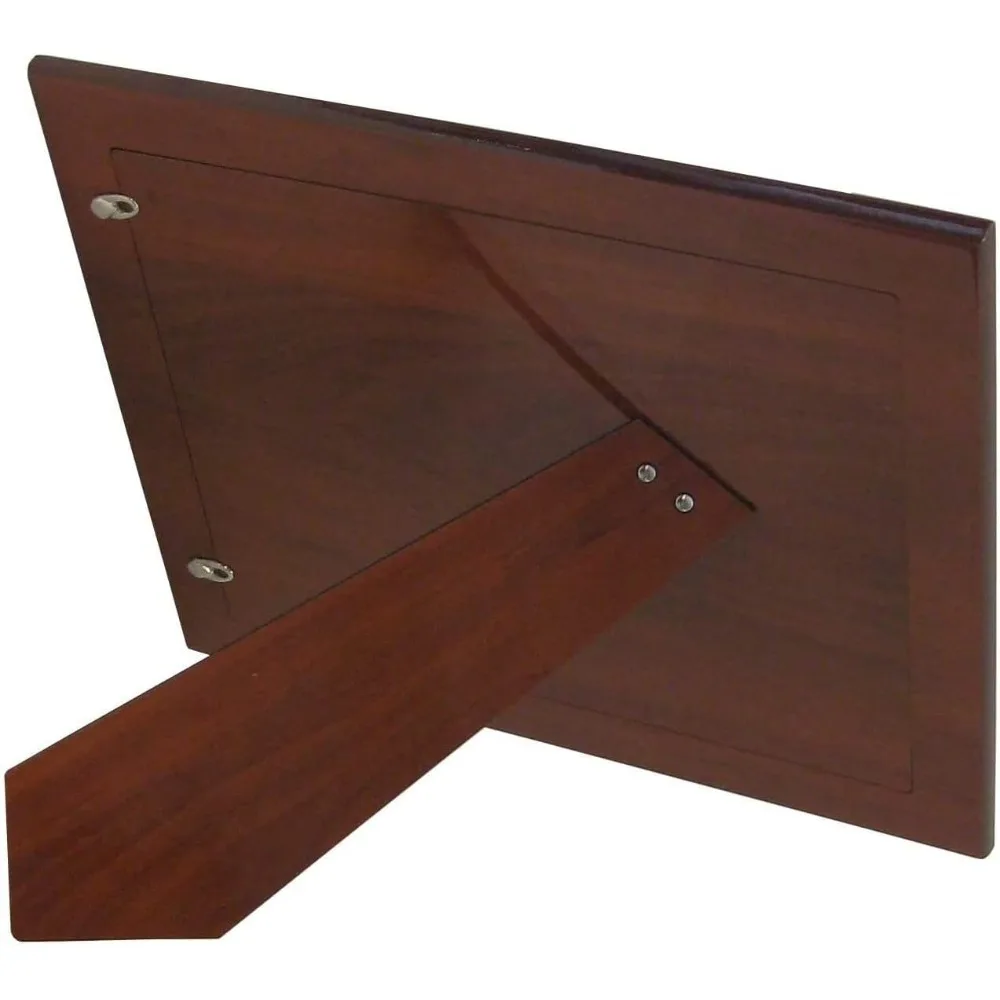 Personalized Sterling Silver Picture Frame, Madison 8x10 Engraved Frame, Custom Engraved Frame, Mahogany Wood Back Fast shipping