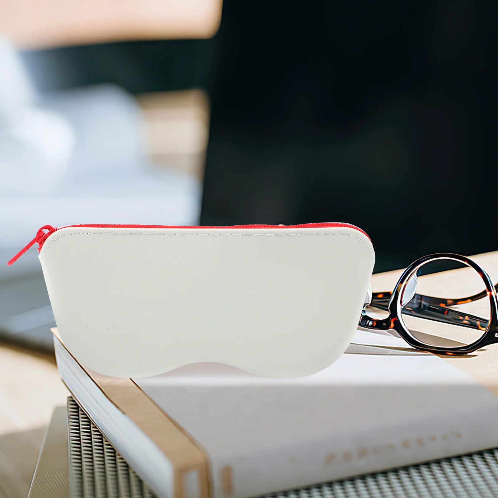 Bolsa de almacenamiento de silicona para gafas, estuche para gafas de viaje, bolsa de Gel de sílice para gafas de sol