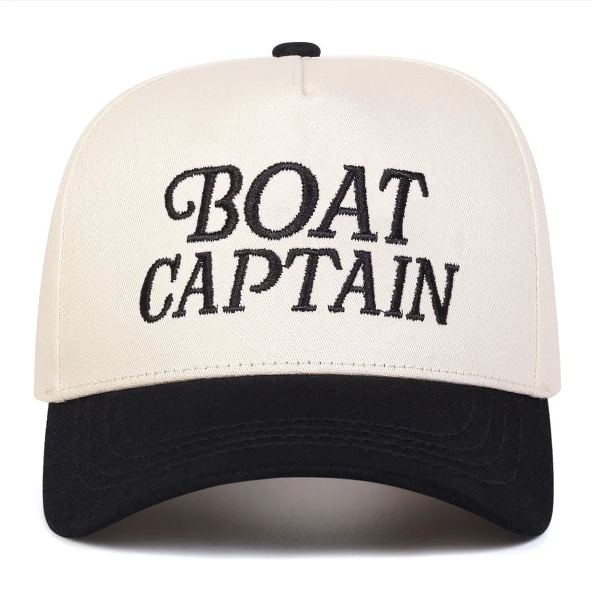 Unisex BOAT CAPTAIN Letter Embroidery Baseball Caps Spring Autumn Outdoor Adjustable Casual Hats Sunscreen Hat Sports Cap