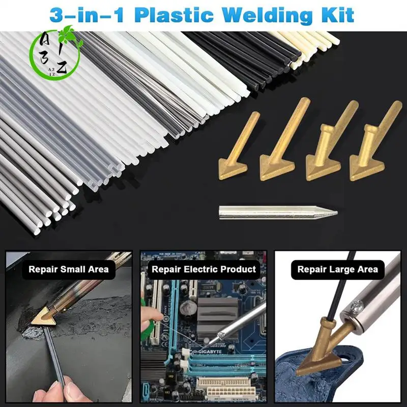 

A31Z-150W 3-In-1 Plastic Welder, Plastic Welding Kit,Soldering Tips Plastic Welder Kit For DIY, Bumper Kayak Repairs