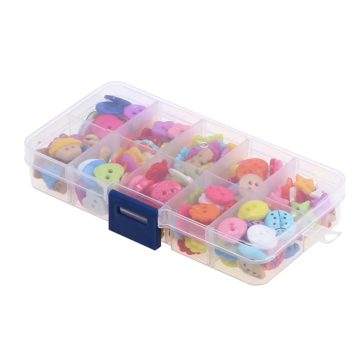 

240Pcs Boxed Buttons Candy Colored DIY Creative Handmade for Sewing Knitting Scrapbooking Crafts Clothes Accessories Random