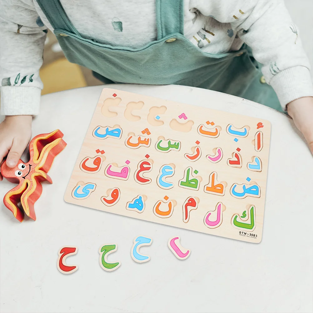 2 sets of Kids Number Alphabet Puzzle Early Educational Toy Board Toy Kids Puzzle Toy number learning toy f