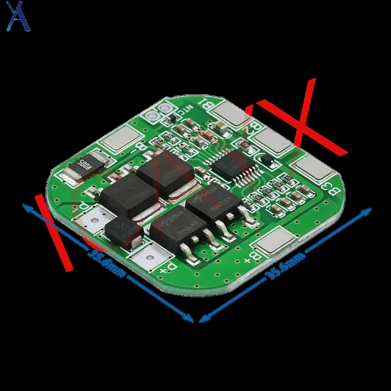 4S 14.8V / 16.8V 20A Máximo li-ion BMS PCM Placa de Protección de Batería Bms Pcm para batería de litio LicoO2 Limn2O4 18650