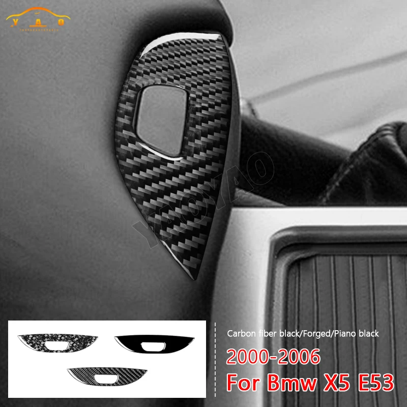 

Car Sticker For BMW X5 E53 2000 2001 2002 2003 2004 2005 2006 Car Central Armrest Storage Box Switch Trim Cover Accessories