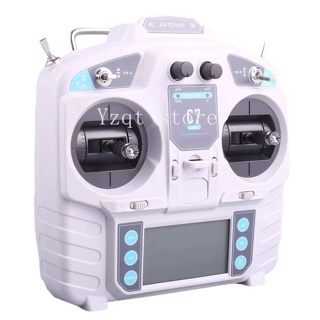 MC7mini remote control 8 channel model aircraft crossing machine fixed wing car ship model four wing emulator remote control