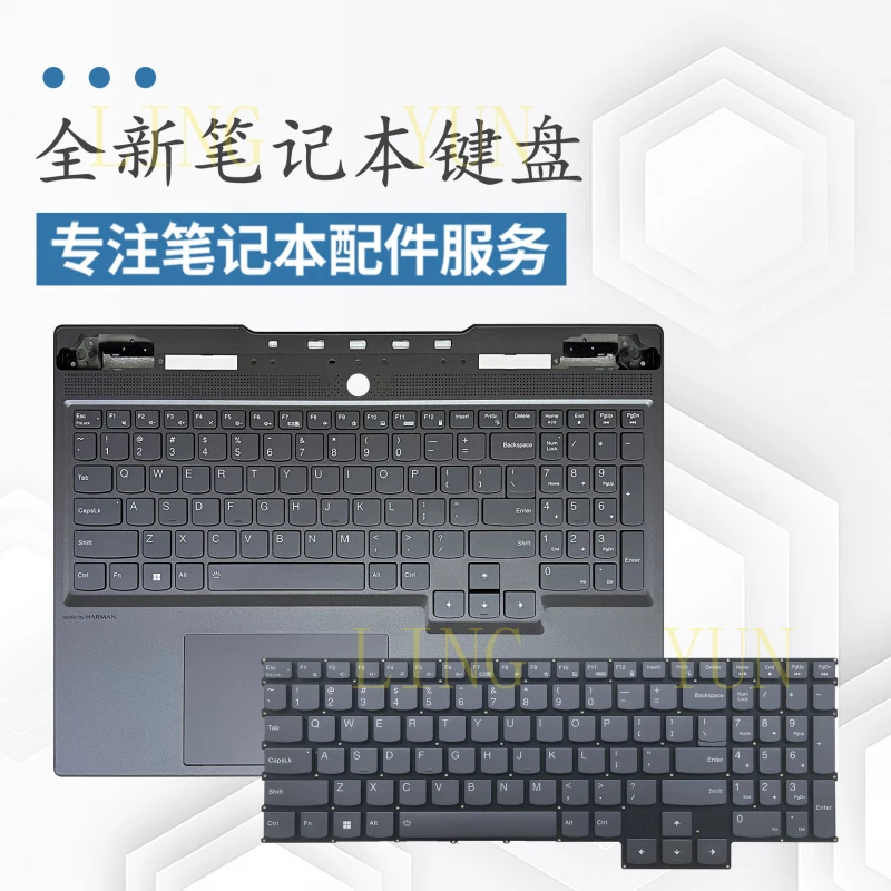 

z Suitable for Lenovo R9000X Y9000X 2022 Legion S7 16ARHA7 C shell with keyboard